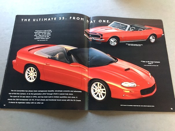 2000 Chevrolet Camaro SS - Z28 32-page Car Sales Brochure