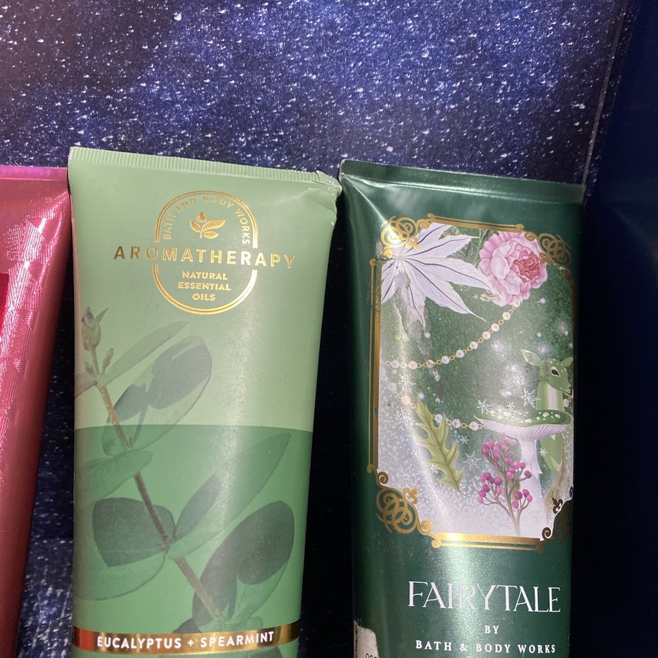 4 Pack Variation Bath & Body Works Body Cream BROKEN And DAMAGED CAP