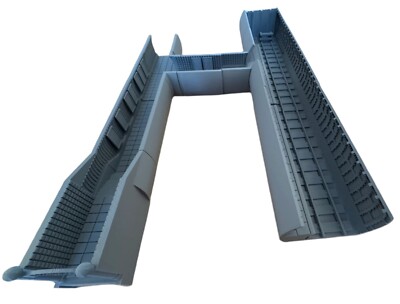 28mm London Underground Subway Style Layout for Wargaming Diorama Long Version