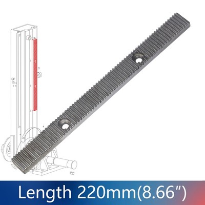 Mini Mill Gear Rack Z-Axis for SIEG X2/SX2/Craftex CX612/G8689/Little Milling 9