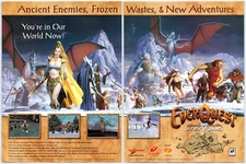 Print Ad 2000 Everquest Scars Of The Velious PC Game Original Promo Poster Art
