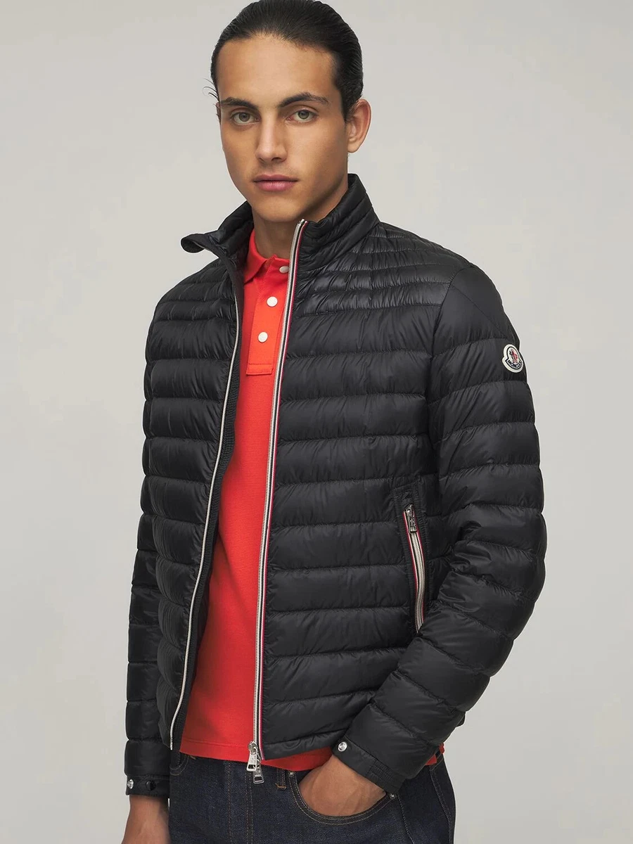 NEW Moncler Men s Daniel Giubbotto Down Puffer Jacket Size 4 Large Black NWT