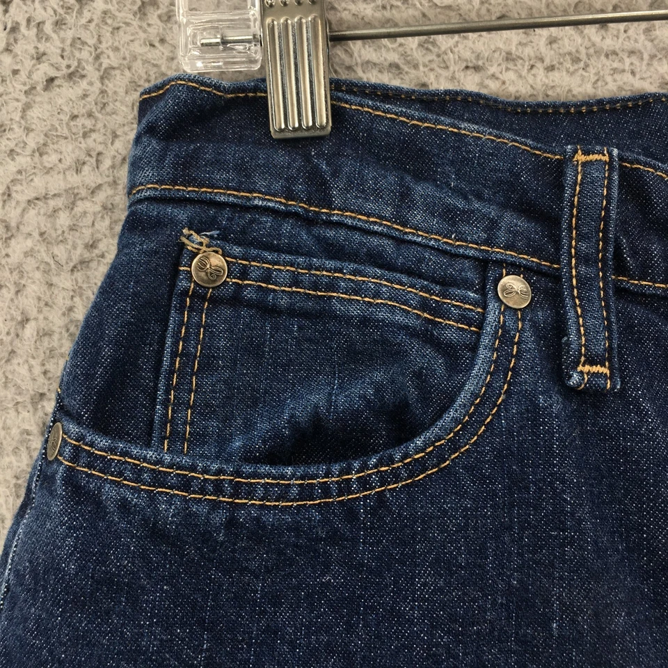 Cabelas Straight Leg Jeans Womens 4R (actual 30x33) Blue Denim Cotton Mid Rise - Image 4 of 4