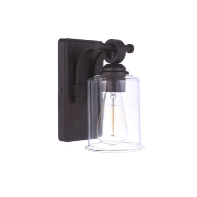 Craftmade Transitional Romero 1 Light Wall Sconce, Espresso - 56401-ESP