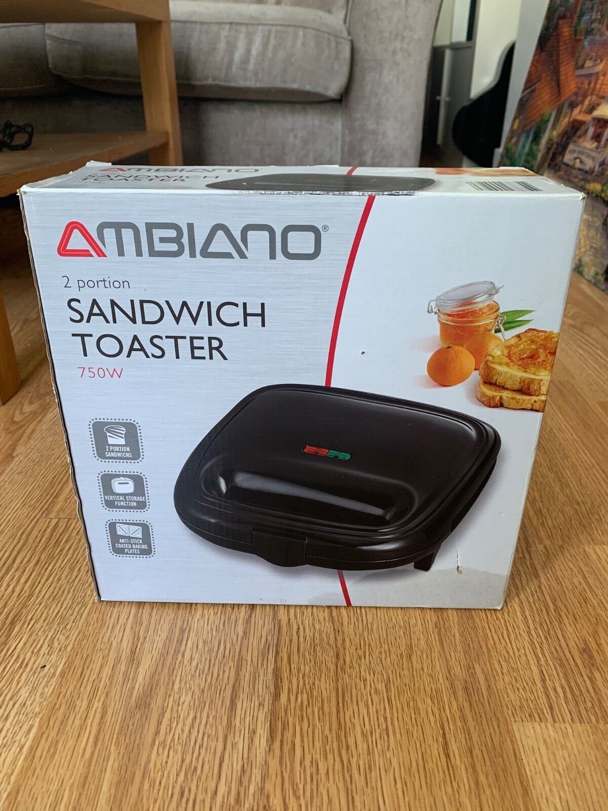 Ambiano Sandwich Toaster, Model ST8812. Good condition PAT tested includes box. La Paz County