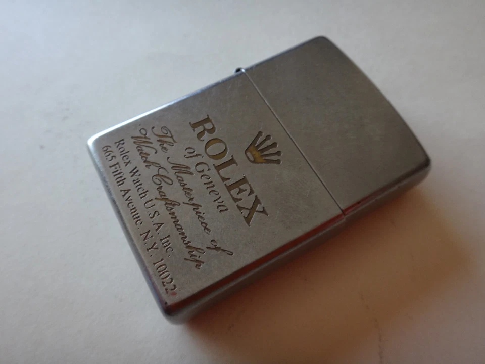 Année 2023 Zippo Briquet ROLEX Genève MASTERPIECE MONTRE ARTISANAT Logo - Photo 2/4