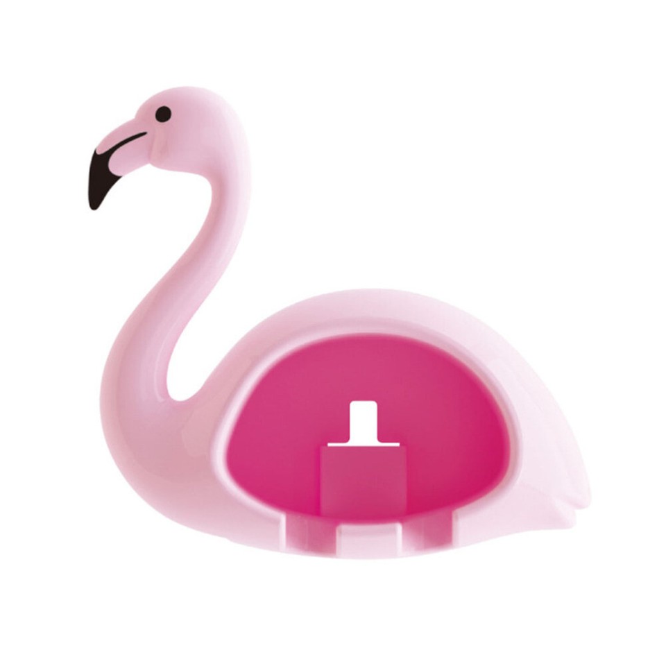 Bathroom Wall Toothbrush Flamingo Toothpick Holder Dispenser eBay