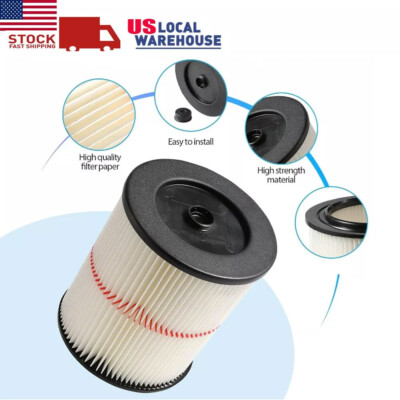 #ad Replacement Shop Vac Filter For Sears Craftsman 5 6 8 12 16 gallon Wet Dry Vac $13.69