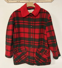 Macintosh Buffalo Plaid Coat Red Black New England 2x