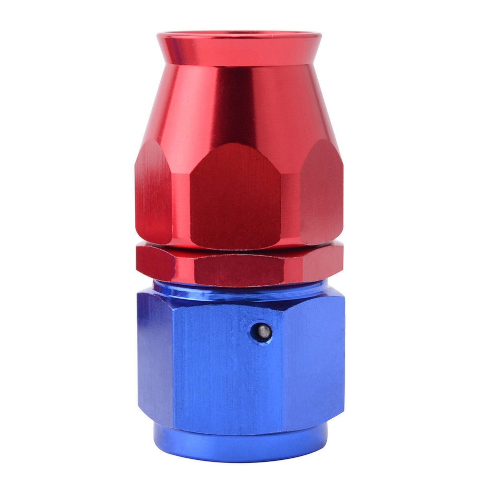 10FT AN6 PTFE Braided E85 Oil/Fuel Hose Line Brake Line Hose End