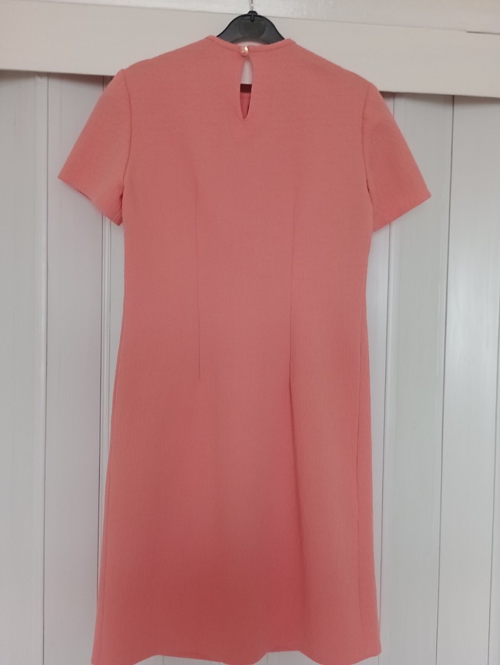 Vintage Crimplene Dress Size 10 eBay