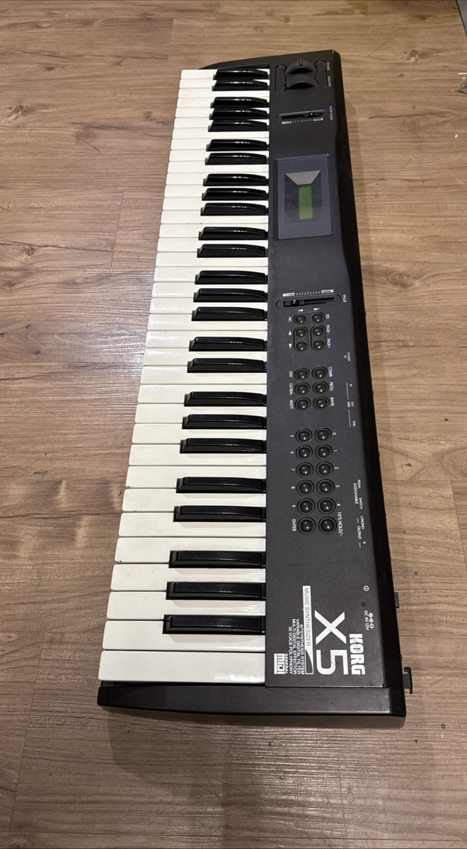 KORG X5 シンセサイザー　ジャンク KORG X5 Music Synthesizer Black keyboard Music Instruments | eBay