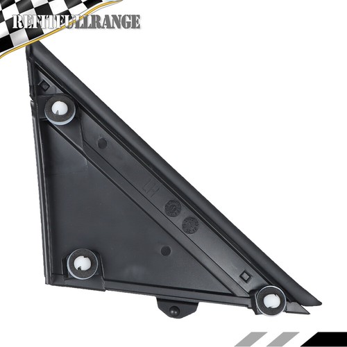 Par de cubiertas de bandera de espejo de puerta molduras negras laterales izquierdo y derecho para Fiat 500 2012-2019 - Imagen 4 de 13