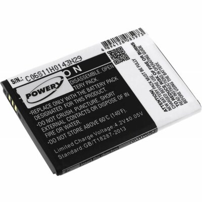 Akku für Huawei Typ HB5F2H 3,7V 1700mAh/6,3Wh Li-Ion Schwarz