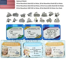 Dental Orthodontic Buccal Tube Roth/MBT 0221st/2nd Molar Bonding Monoblock Conv