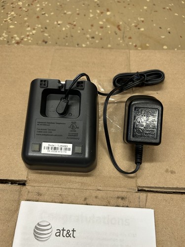 Odbiornik telefonu AT&T model TL86009 zawiera przewód bez telefonu - Zdjęcie 2 z 2