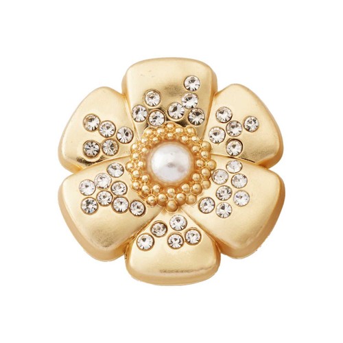 5pcs Flower Shape Metal Buttons Vintage Style for Clothing Sewing Crafts 18/23mm - Picture 10 of 13