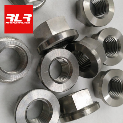 Rlr Moto Titanium Flange Head Nuts M10x1.25mm - Kawasaki ZX10R Sprocket Nut Kit