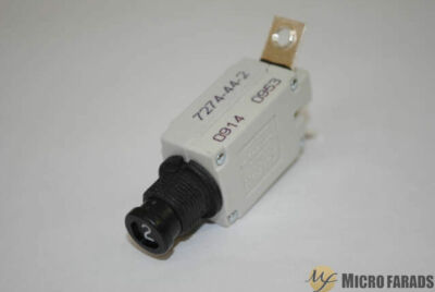 Interruttore Sensata Klixon 1/2 Amp Monofase – Nuovo Sigillato Per Aviazione (PN 7274-44-1/2)