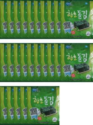  Roasted seasoned Rock Seaweed Nori Laver dol-gim/kim Korea 25g X 1/5/8/25pack