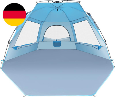 Glymnis Strandmuschel Quick up Strandzelt Automatisches Strand Zelt Uv-Schutz 50