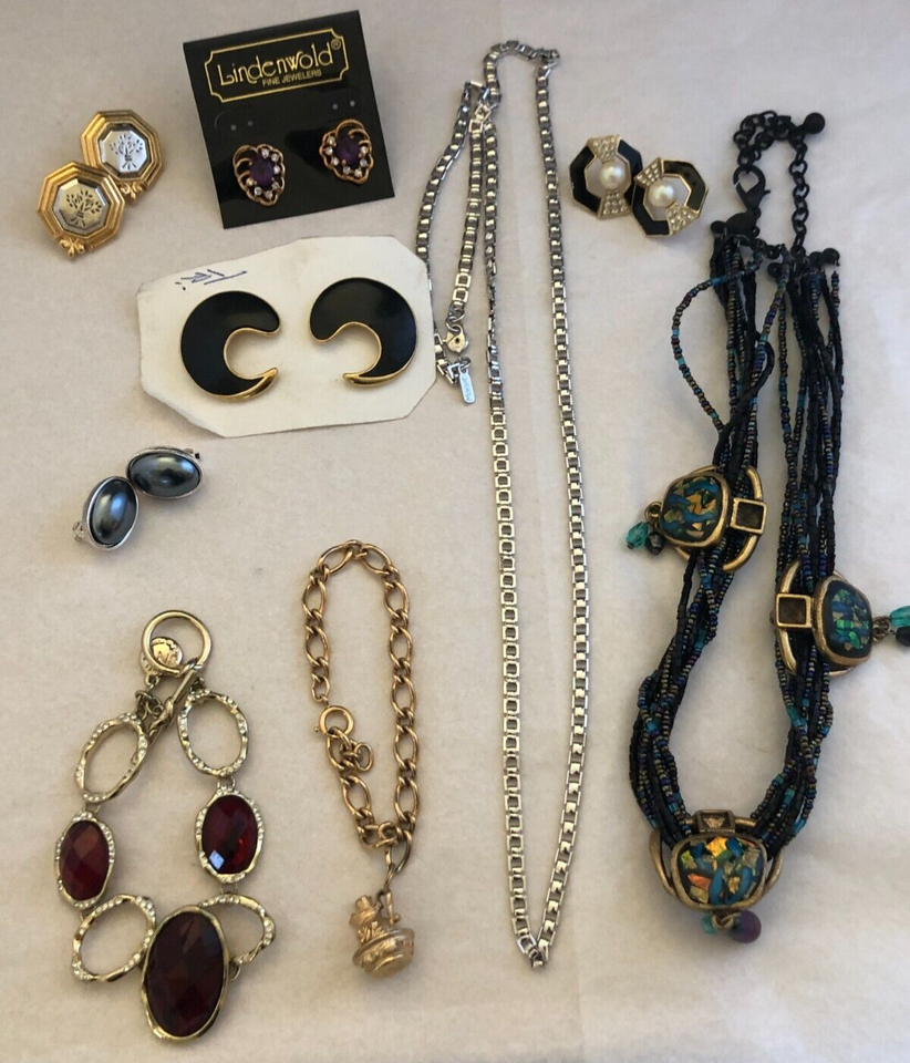 Lot of Vintage Designer Jewelry Trifari, Avon, Chico's, Jones