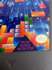 Tetris Nintendo NES Game Cartridge Authentic Classic Puzzle From Russia Retro