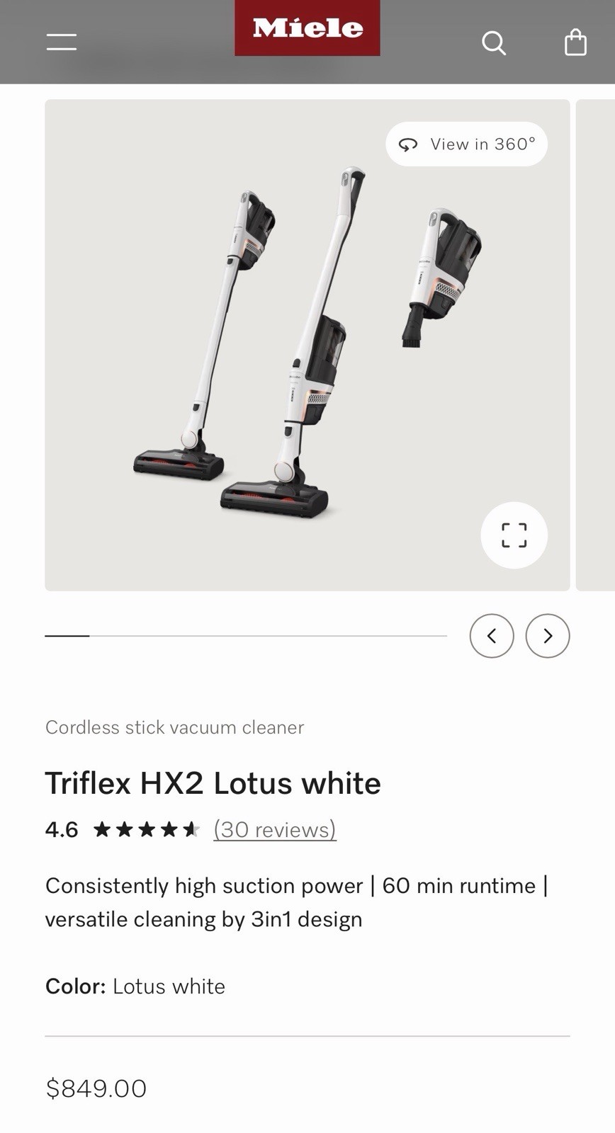 Miele Triflex HX2 Pro