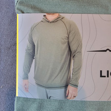 Habit Mens Lightweight Hoodie Sz Medium Deep Lichen Green MSRP 59 New With Tags