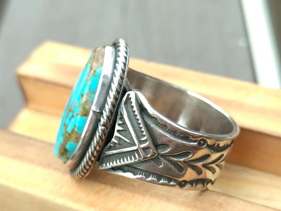 Sunshine Reeves Navajo Turquoise Ring Sterling Silver… - Gem