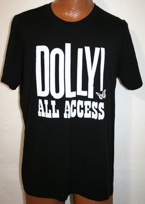 DOLLY PARTON Dolly All Access Pop Up Shop STAFF/CREW T-SHIRT L Rare