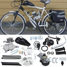 Full Set 80cc Bike Bicycle Motorized 2-Stroke Petrol Gas Engine Motor Kits