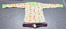 vintage sears winnie the pooh kids size 6 long sleeve pj top  donald duck belt