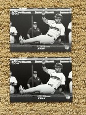 Steven Kwan 2024 Topps Black & White #84 Base Lot (2) - Guardians