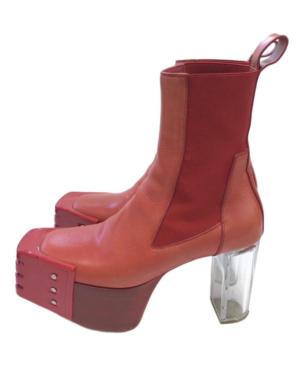 RICK OWENS / Grill Kiss Boots, Red, Size 42 | eBay