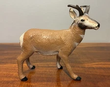 Safari Ltd Pronghorn Buck Antelope 2007 Wild Animal Figure Retired Deer Toy #B