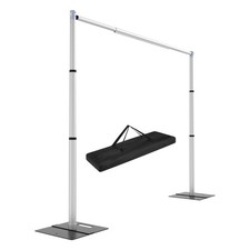 Pipe and Drape Backdrop Stand Kit, 8ftx10ft Heavy Duty Backdrop Stand, Adjust...