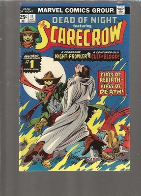 DEAD OF NIGHT 11 - 1ST SCARECROW  - BRONZE AGE HORROR      - MARVEL COMICS
