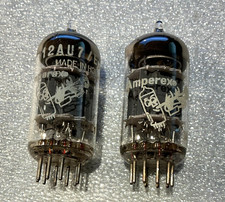 Pair Amperex Bugle Boy 12au7 Ecc82