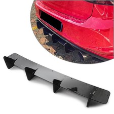 Rear Bumper Lip Diffuser Spoiler Splitter Fit Volkswagen Golf 7 MK7 14-17