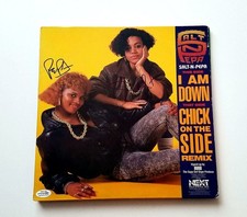 Salt-N-Pepa X2 Autographed Signed Album LP Cover ACOA