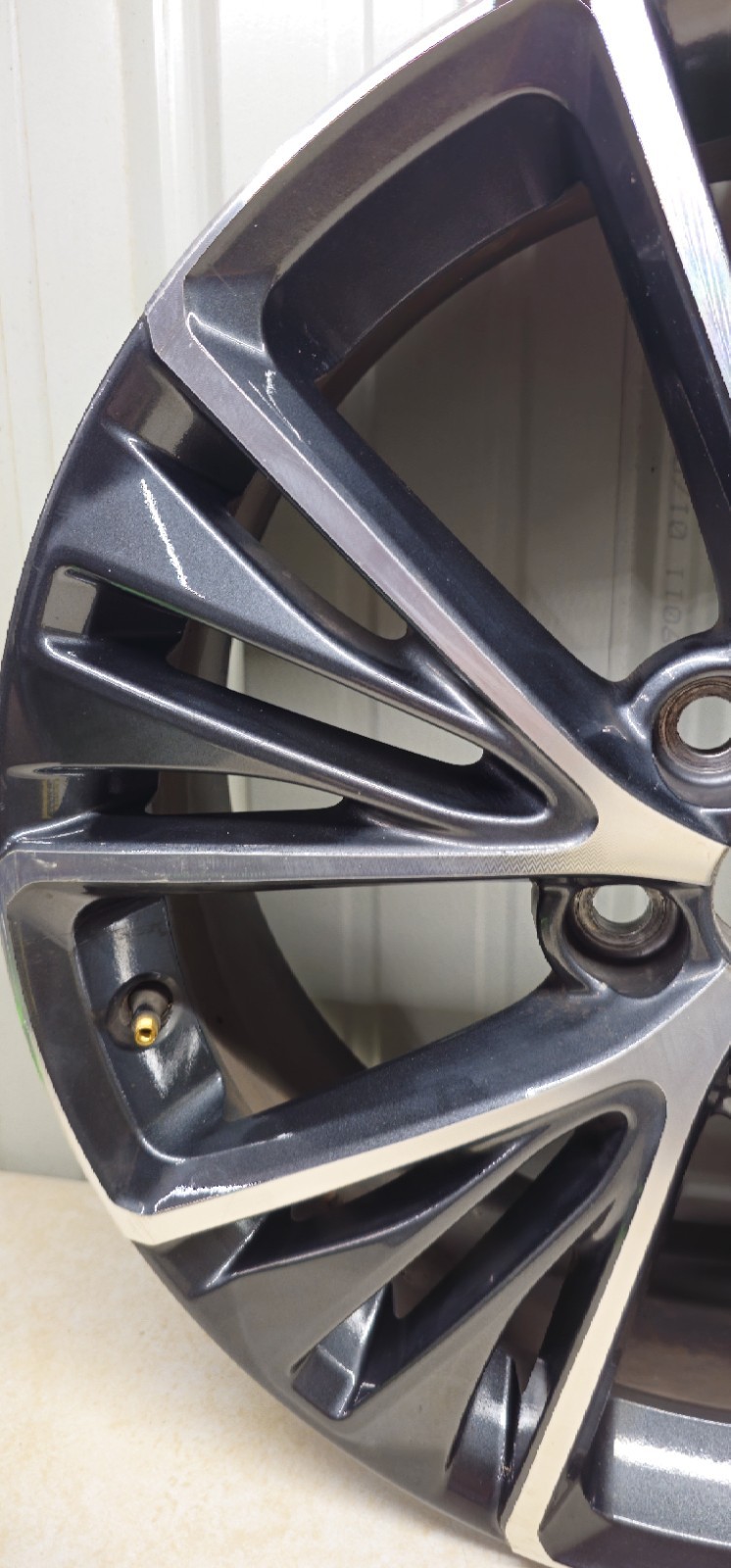Toyota Prius 2023 2024 75285 95628 OEM wheel rim 19 x 6.5 CNC Dark ...