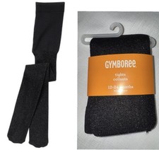 Gymboree Girls Size 12-24 Months Black Sparkly Tights Cosmic Club 2017 New