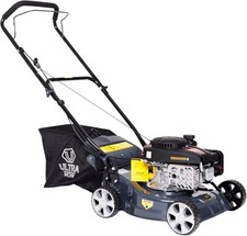 Callow Premium Petrol Lawn Mower - 41cm Cutting Width - Powerful 4 Stroke 123cc