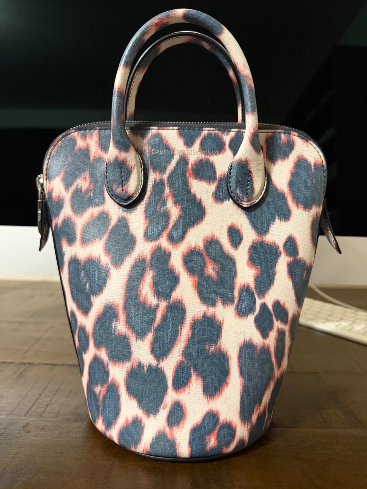 CALVIN KLEIN 205W39NYC SS19 Raf Simons Leopard-Print … - Gem