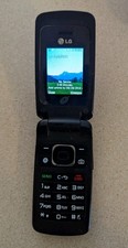 LG 420G TracFone Wireless Cellular Black Flip Phone - Works Great