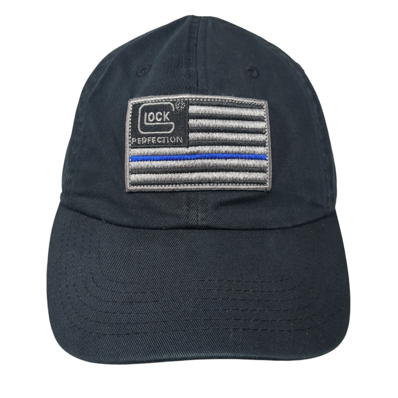 Lock Perfection Slideback Baseball Cap Black One … - image 1