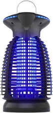 Outdoor Bug Zapper with LED Light - Electric Mosquito Killer Fly Trap Insect Zap
