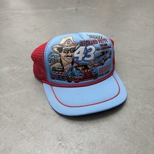 Vintage 1980 s NASCAR Racing Richard Petty STP Kandi Tops Mesh Snap Back Hat