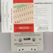 Christmas Memories Cassette Tape 1980 Holiday Music